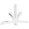 Ekena Millwork Davenport Architectural Grade PVC Gable Bracket, 108"W x 54"H x 6"D x 6"F, 12/12 Pitch GBP108X54X0606DAV00 - alternate 1